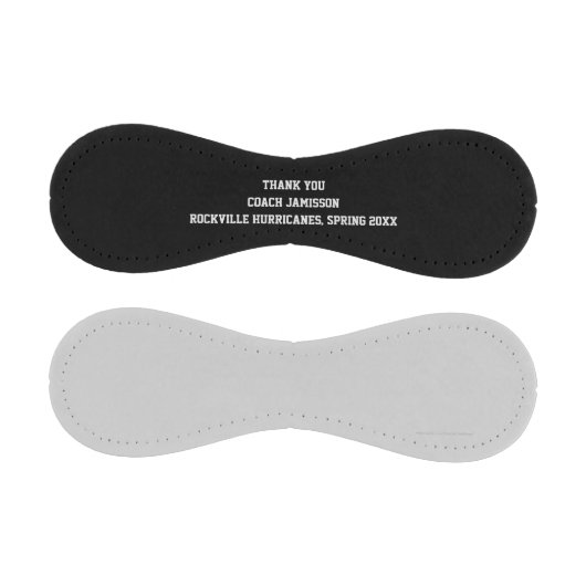 Schwarz und Grau Baseball, Danke Coach, einfach Baseball (Paneele)