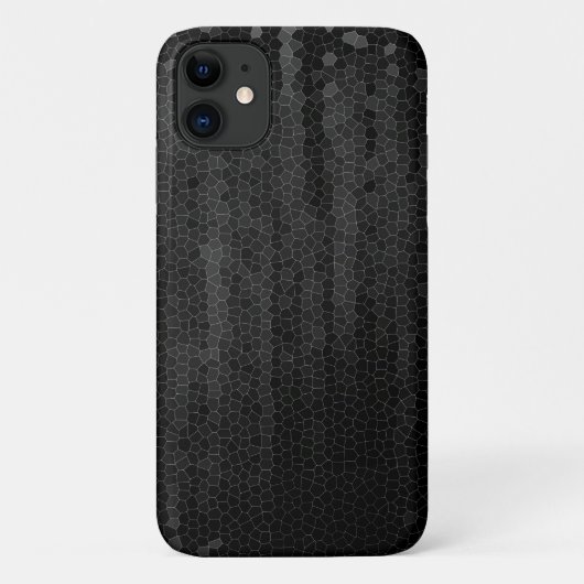 Schwarz und Grau Elegantes Design Case-Mate iPhone Hülle (Rückseite)