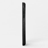 Schwarz und Grau Elegantes Design Case-Mate iPhone Hülle (Hinten/Links)