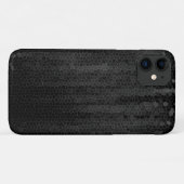 Schwarz und Grau Elegantes Design Case-Mate iPhone Hülle (Rückseite (Horizontal))