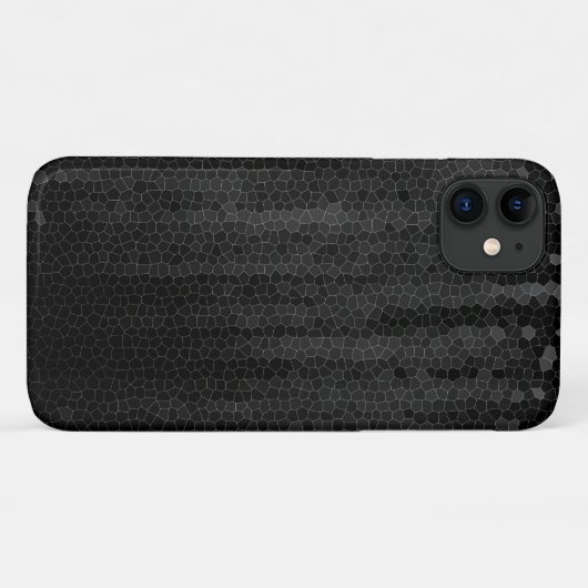 Schwarz und Grau Elegantes Design Case-Mate iPhone Hülle (Rückseite (Horizontal))