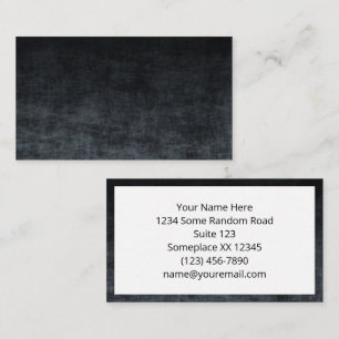 Schwarz und Grau Grunge Ombre Texture Visitenkarte