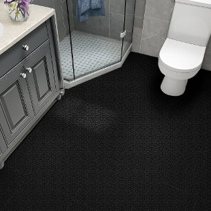 Schwarz und Grau Moderne geometrische, gewellte Li Fliese