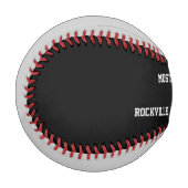 Schwarz und Grau, MVP Player Award, Name, Baseball (Vorderseite Links)