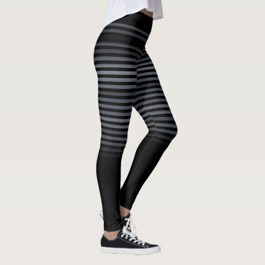 Schwarz und Grau oder benutzerdefinierte Farbe ges Leggings (Rechts)