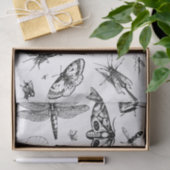 Schwarz und Grau Seidenpapier (Geschenk)