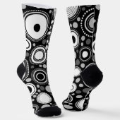 Schwarz und Grau Socken (Gewinkelt)