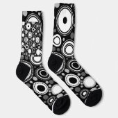 Schwarz und Grau Socken (Rechts)