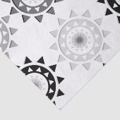 Schwarz und Grau sonnt Seidenpapier (Ausschnitt)