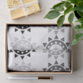 Schwarz und Grau sonnt Seidenpapier (Geschenk)