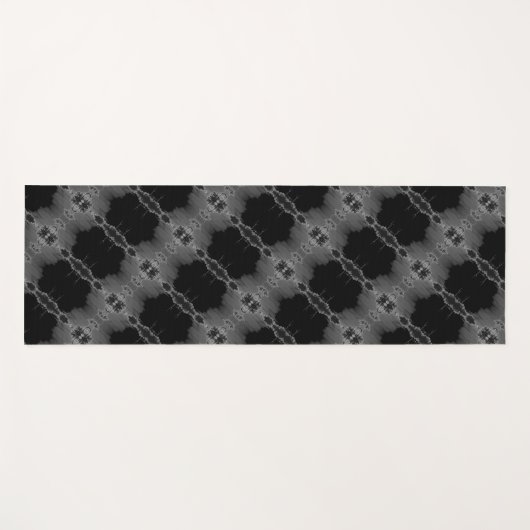 Schwarz und Grau Yogamatte (Vorderseite (Horizontal))