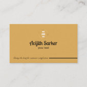 Schwarz und gut gewohnt elegant minimalistisch visitenkarte (Vorderseite)