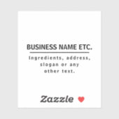 Schwarz und klar, vielseitig transparent aufkleber (Blatt)