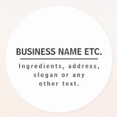 Schwarz und klar, vielseitig transparent aufkleber