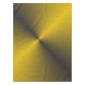 Schwarz und lebendiges Gold Tischdecke (Vorderseite)