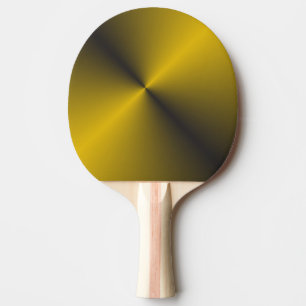 Schwarz und lebendiges Gold Tischtennis Schläger