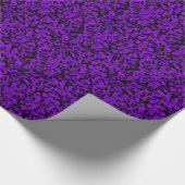 Schwarz und Lila Geschenkpapier (Ecke)