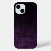 Schwarz und Lila Grunge Ombre Textur Case-Mate iPhone Hülle (Rückseite)