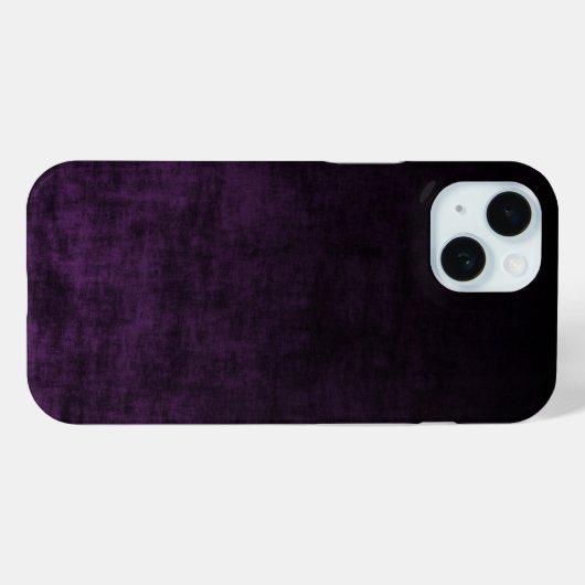 Schwarz und Lila Grunge Ombre Textur Case-Mate iPhone Hülle (Rückseite (Horizontal))