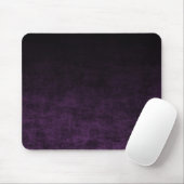 Schwarz und Lila Grunge Ombre Textur Mousepad (Mit Mouse)