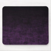 Schwarz und Lila Grunge Ombre Textur Mousepad (Vorne)