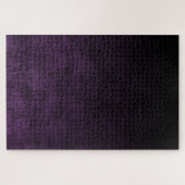Schwarz und Lila Grunge Ombre Textur Puzzle (Horizontal)