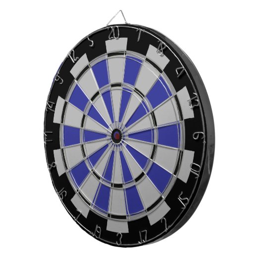 Schwarz und Marine mit Graustack-Regelung Dartscheibe (Vorderseite rechts)