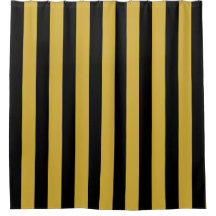 Schwarz und Metallic Gold Vertikal gestreift Styli