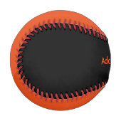 Schwarz und Orange Baseball (Vorderseite Links)