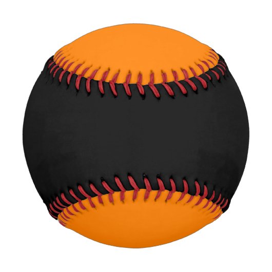 Schwarz und Orange Baseball (Vorderseite)