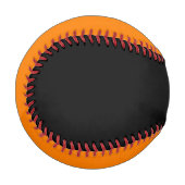 Schwarz und Orange Baseball (Vorderseite Links)