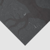 Schwarz und Orange Halloween Vollmond Seidenpapier (Ausschnitt)