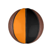 Schwarz und Orange Mini Basketball (Vertikal)
