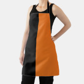Schwarz und Orange Schürze (InSitu)