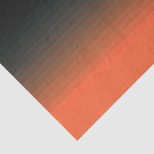 Schwarz und Orange Seidenpapier (Ausschnitt)