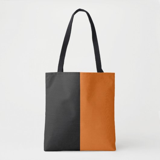 Schwarz und Orange Tasche (Vorderseite)