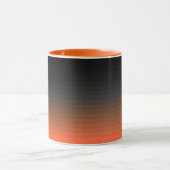 Schwarz und Orange Tasse (Zentrum)