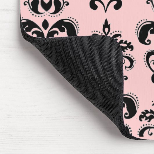 SCHWARZ- UND PINKSPANNE MOUSEPAD (Ecke)