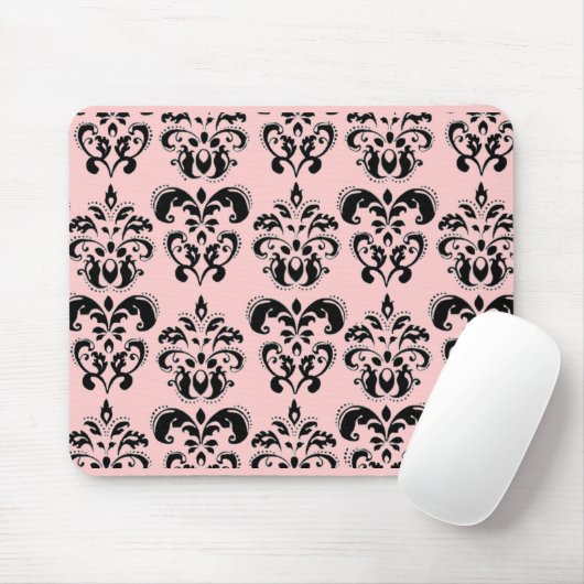 SCHWARZ- UND PINKSPANNE MOUSEPAD (Mit Mouse)