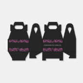 Schwarz und Rosa Geschenkschachtel (Ungefaltet)