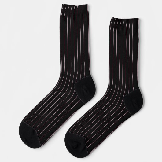 schwarz und rosa gestreift socken (Linkes Detail)
