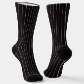 schwarz und rosa gestreift socken (Gewinkelt)