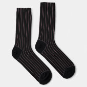 schwarz und rosa gestreift socken (Rechts)