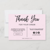 Schwarz und Rosa Vielen Dank, Media Insert (Vorderseite)