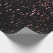 Schwarz und Rose Geschenkpapier (Ecke)