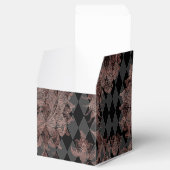 Schwarz und Rose Gold Geschenkschachtel (Geöffnet)