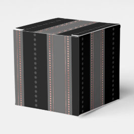 Schwarz und Rose Gold Geschenkschachtel