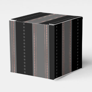 Schwarz und Rose Gold Geschenkschachtel