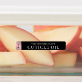 Schwarz und Rose Gold Kosmetische Drehung Pen Cuti Etiketten (Befestigt)