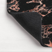 Schwarz und Rose Mousepad (Ecke)